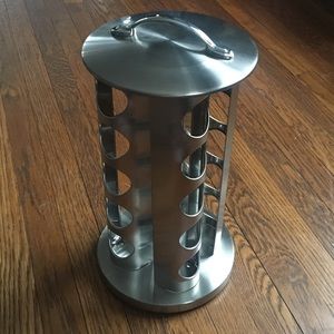 Kamenstein 20 Jar Stainless Steel Spice Rack ONLY